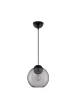 Pendelleuchte E27 &Oslash; 24 cm Schwarz Grau...