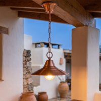 Lampe à suspendre cuivre laiton véritable...