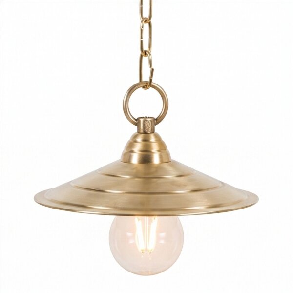 Laiton Lampe à suspendre ronde Ø26cm table à manger cuisine ANGELOS