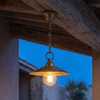 Laiton Lampe à suspendre ronde Ø26cm table...