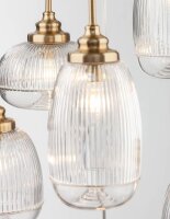 Hängeleuchte 51 cm breit E14 in Gold...