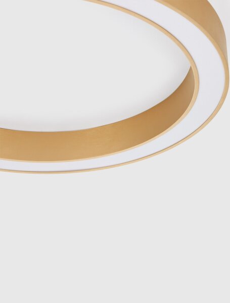 LED Deckenlampe Ring Ø 80 cm in Gold dimmbar CCT MALDEN