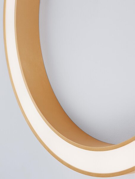 LED Deckenlampe Ring Ø 80 cm in Gold dimmbar CCT MALDEN