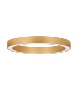 LED Deckenlampe Ring &Oslash; 80 cm in Gold dimmbar CCT...