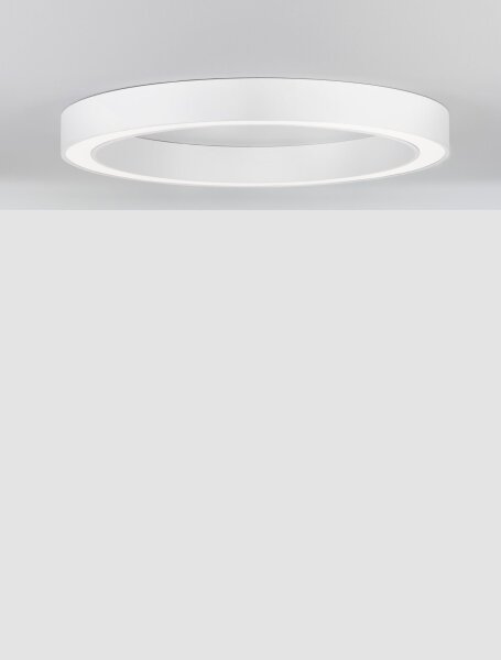 LED Deckenlampe Weiß Ø 80 cm dimmbar Ring CCT MALDEN Modern