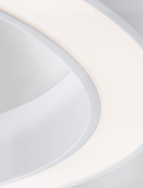 LED Deckenlampe Weiß Ø 80 cm dimmbar Ring CCT MALDEN Modern