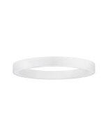 LED Deckenlampe Wei&szlig; &Oslash; 80 cm dimmbar Ring...