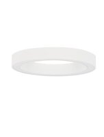 LED Deckenleuchte dimmbar Wei&szlig; &Oslash; 60 cm Ring...