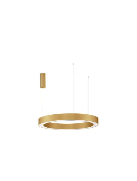 LED Kronleuchter Ø 80 cm dimmbar in Gold höhenverstellbar