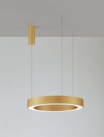 LED Pendelleuchte Ring in Gold Ø 60 cm dimmbar CCT...