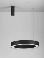 Moderner LED Kronleuchter Ø 60 cm dimmbar Schwarz...