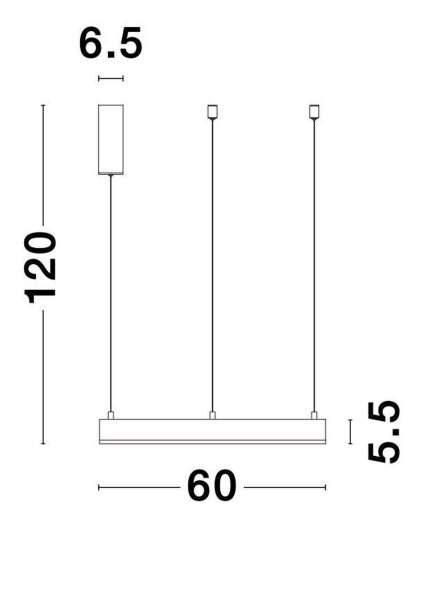 LED Kronleuchter in Gold Ø 60 cm dimmbar Ring warmweiß
