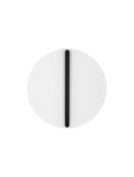 LED Wandlampe rund 40 cm breit Wei&szlig; Schwarz dimmbar...
