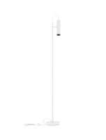 Stehleuchte Wei&szlig; Schwarz 160 cm GU10 schwenkbar MARVIN