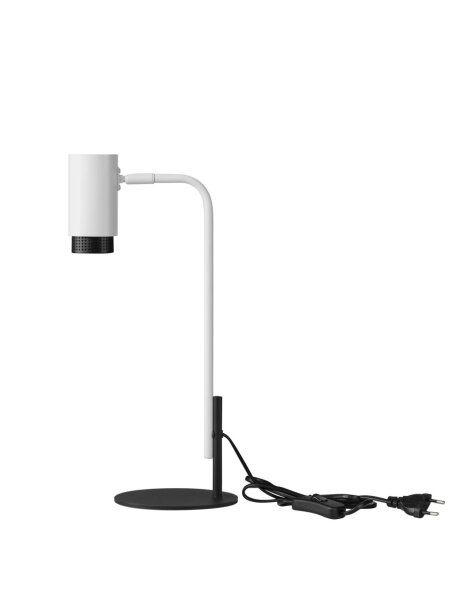 Schreibtischlampe GU10 Weiß Schwarz 42 cm MARVIN Aluminium