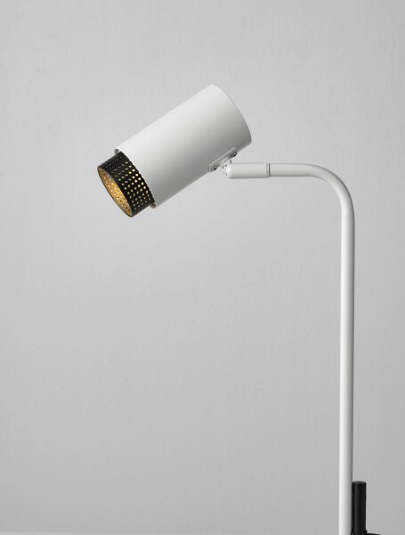 Schreibtischlampe GU10 Weiß Schwarz 42 cm MARVIN Aluminium