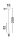 LED Pendelleuchte schmal Ø 6 cm in Schwarz Gold dimmbar