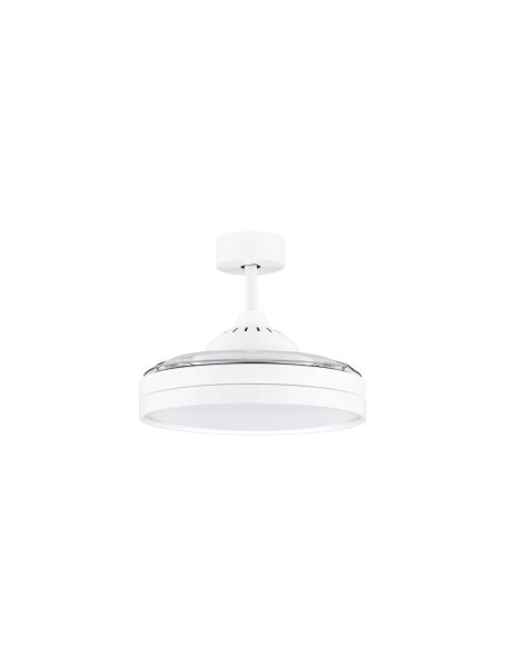 LED Deckenventilator Fernbedienung Ø 107 cm Weiß warmweiß