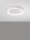 LED Deckenlampe flach Ø 45 cm Weiß Retro warmweiß MCCALL