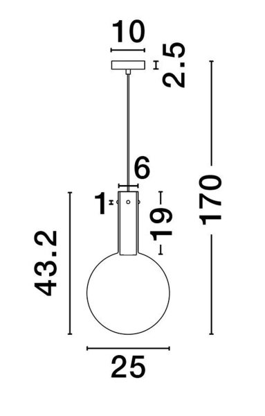 LED Hängelampe Ø 25 cm Weiß Blau dimmbar höhenverstellbar