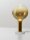 LED Tischleuchte in Gold Weiß 36 cm dimmbar Glas Metall rund