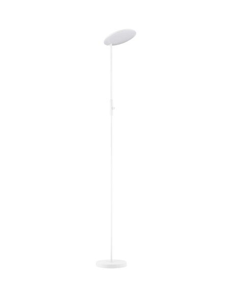 LED Stehleuchte Weiß 205 cm dimmbar schwenkbar warmweiß