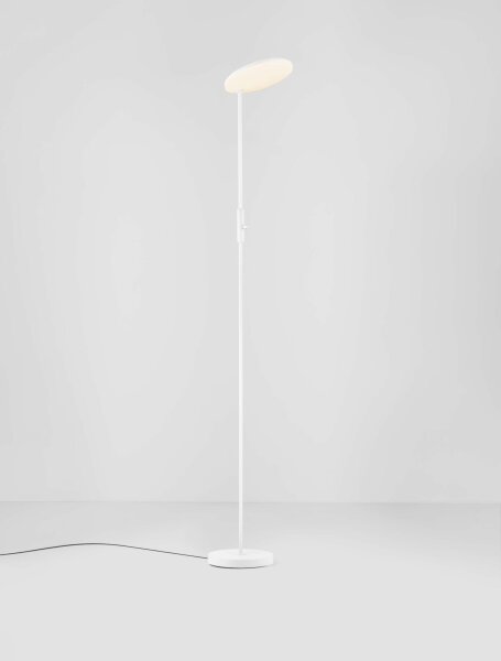 LED Stehleuchte Weiß 205 cm dimmbar schwenkbar warmweiß