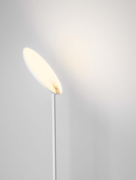LED Stehleuchte Weiß 205 cm dimmbar schwenkbar warmweiß