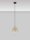 LED Hängeleuchte Schwarz Amber Ø 16 cm höhenverstellbar rund