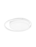 LED Deckenlampe flach Ø 40 cm Weiß...
