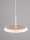LED Hängeleuchte Weiß Ø 40 cm rund warmweiß NEOMA Aluminium