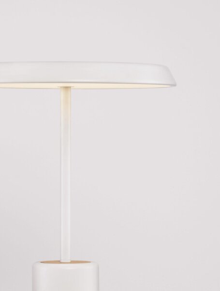 LED Tischlampe 50 cm Weiß warmweiß NEOMA Aluminium Modern