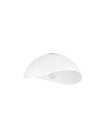 Deckenlampe rund E27 &Oslash; 40 cm Wei&szlig; NEVADA...