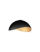 Deckenleuchte in Schwarz Gold &Oslash; 40 cm E27 rund...