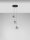 LED Pendelleuchte Glas Schwarz 36 cm breit dimmbar 3 flammig