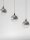 LED Hängeleuchte dimmbar Schwarz 115 cm lang Glas 5 flammig