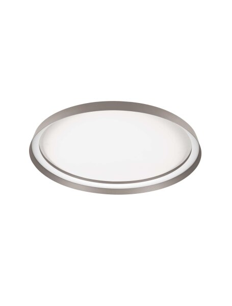 LED Deckenlampe flach Ø 60 cm Braun dimmbar CCT NEWTON