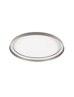LED Deckenlampe flach &Oslash; 60 cm Braun dimmbar CCT...