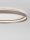 LED Deckenlampe flach Ø 60 cm Braun dimmbar CCT NEWTON
