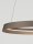 LED Hängeleuchte Braun Ø 60 cm dimmbar Ring Farbwechsel