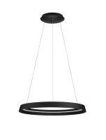 LED H&auml;ngelampe &Oslash; 60 cm Schwarz dimmbar...