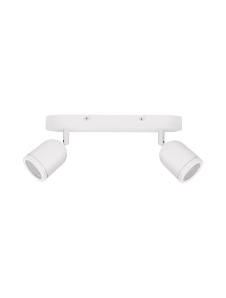 Deckenstrahler GU10 28 cm lang Weiß schwenkbar Metall NOELLE