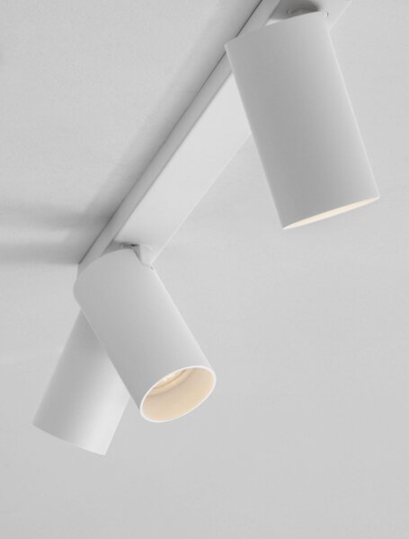 Deckenstrahler GU10 71 cm lang Weiß 3 flammig NOLAN