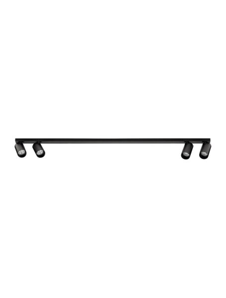 Deckenstrahler Schwarz 120 cm lang GU10 4 flammig NOLAN
