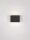 LED Wandleuchte Schwarz 11,1 cm breit Up Down 2 flammig