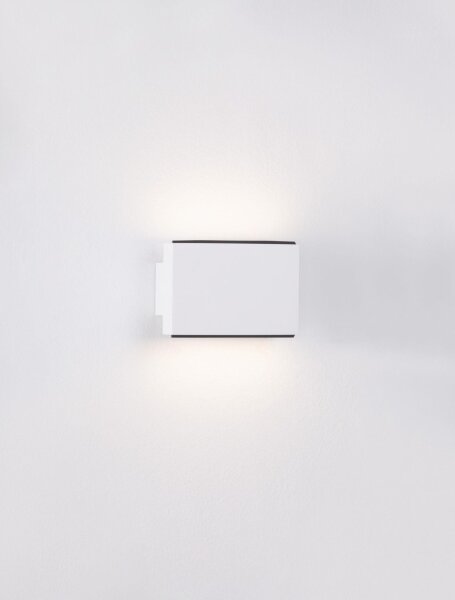 LED Wandlampe Weiß 11,1 cm breit Up Down warmweiß NORAH