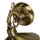Lampe dextérieur murale en laiton antique avec abat-jour en verre