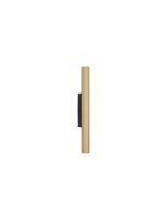 LED Wandlampe Up Down 30 cm hoch in Schwarz Gold...