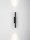 LED Wandlampe Schwarz 30 cm hoch Up Down warmweiß OLIVE