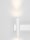 LED Wandlampe 15 cm breit Weiß Up Down 2 flammig warmweiß